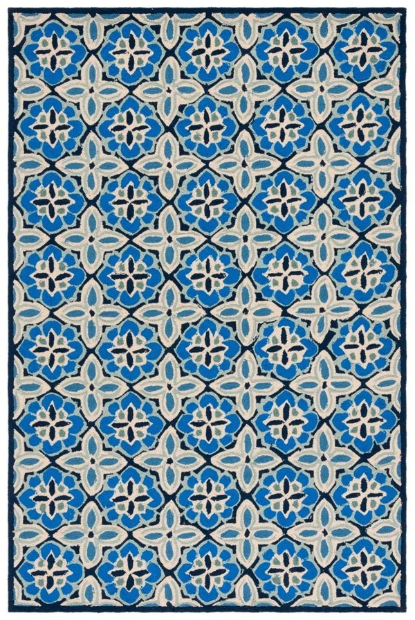 Four Seasons Hand Hooked Polypropylene Pile Rug – Elegant Design for Cozy Home Decor and Style