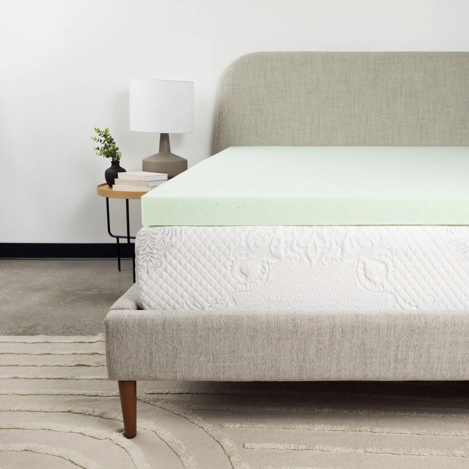 3bBridgevine-Home-Short-Cool-Gel-Memory-Foam-Mattress-Topper