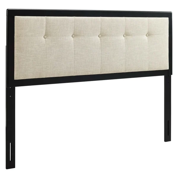 Draper Tufted Full Headboard - Modern Mid-Century Design with Durable Wood Frame and Foam Padding