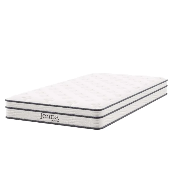 Jenna 6 Innerspring Mattress - Comfort & Support for All Sleepers, CertiPUR-US Certified Quality
