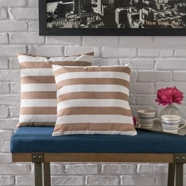 Christopher Knight Home® 2 Coronado Stripe Square Throw Pillows