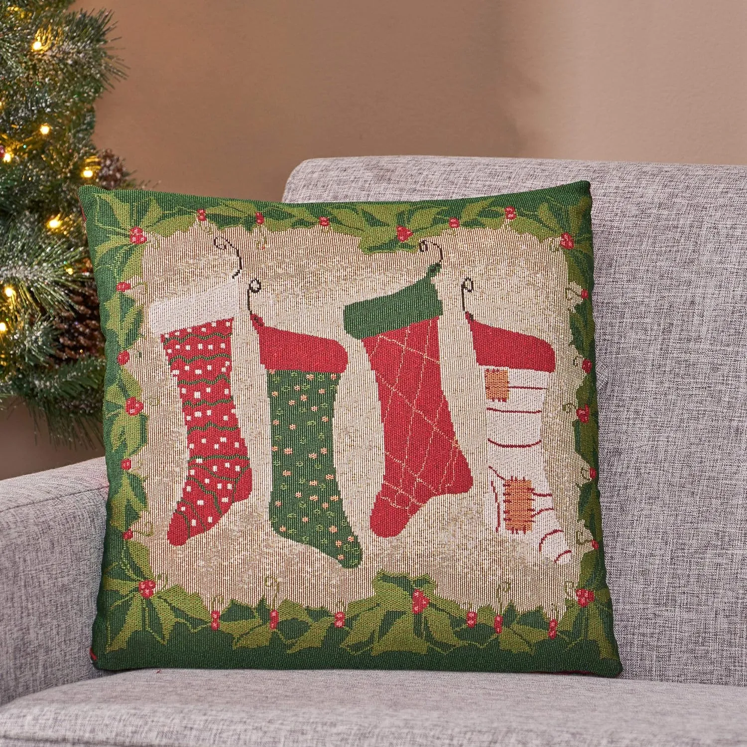 5kChristopher-Knight-Home-Jacquard-Christmas-Stockings-Pillow-Cover-Cotton-Poly-Blend-18x18-1