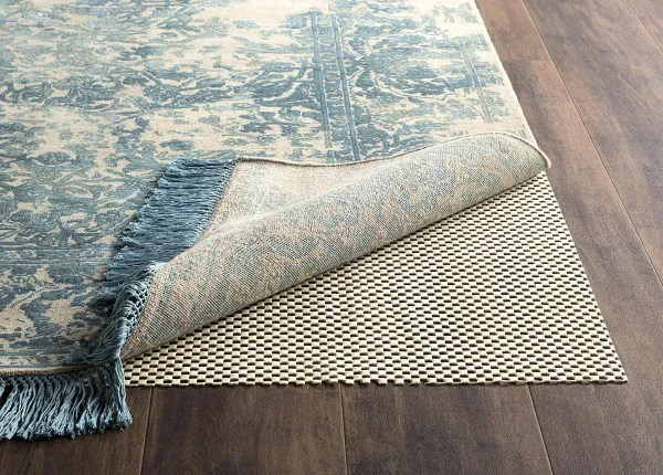 Padding Non-Slip Rug Pad - Power Loomed Polyester with Anti-Microbial Protection for Maximum Safety