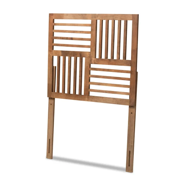 Adler Modern Slatted Wood Headboard - Elevate Your Bedroom with Timeless Geometric Design & Style