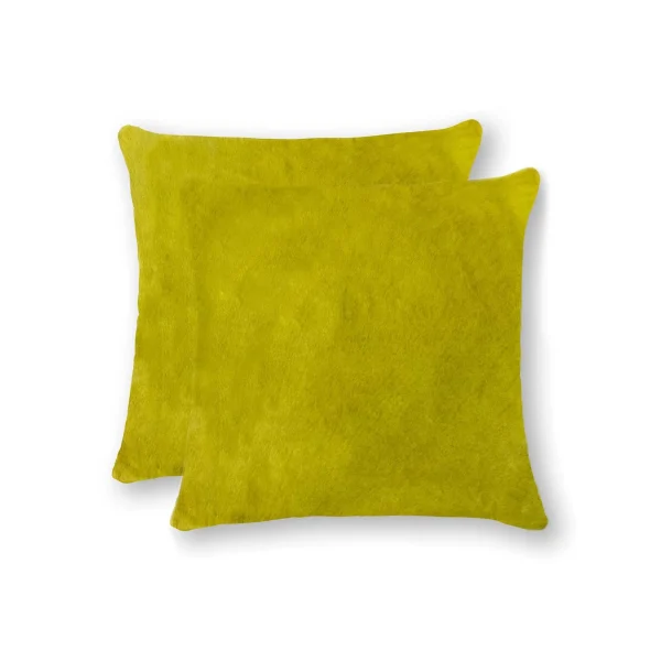 Accent Throw Pillows - Luxurious Hand-Stitched Cowhide Design for Stylish Home Decor Delight