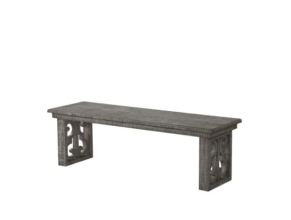 18 Rustic Natural Wood Bench - Armless Backless Design, Perfect for Dining Spaces or Entryways