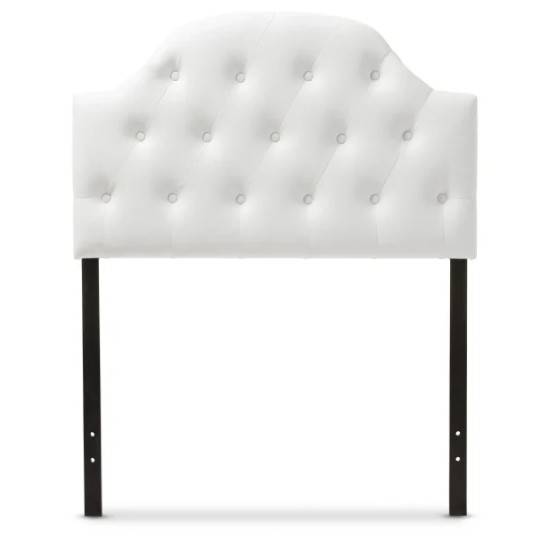 Morris Modern Upholstered Twin Size Headboard with Button Tufting for a Classic Bedroom Style