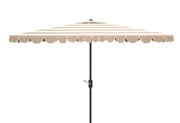 Vienna 6.5 X 10 Ft Rectangular Crank Umbrella for Stylish Sun Protection and Outdoor Elegance