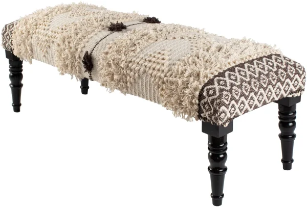 Haarlem Bench - Modern Scandinavian Design with Sturdy Hand Woven Construction for Lasting Comfort