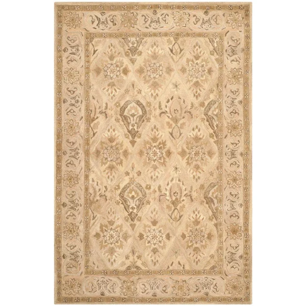 Anatolia AN587 Rug - Luxurious Hand-Spun Wool with Timeless 19th Century Style and Thick Pile Finish