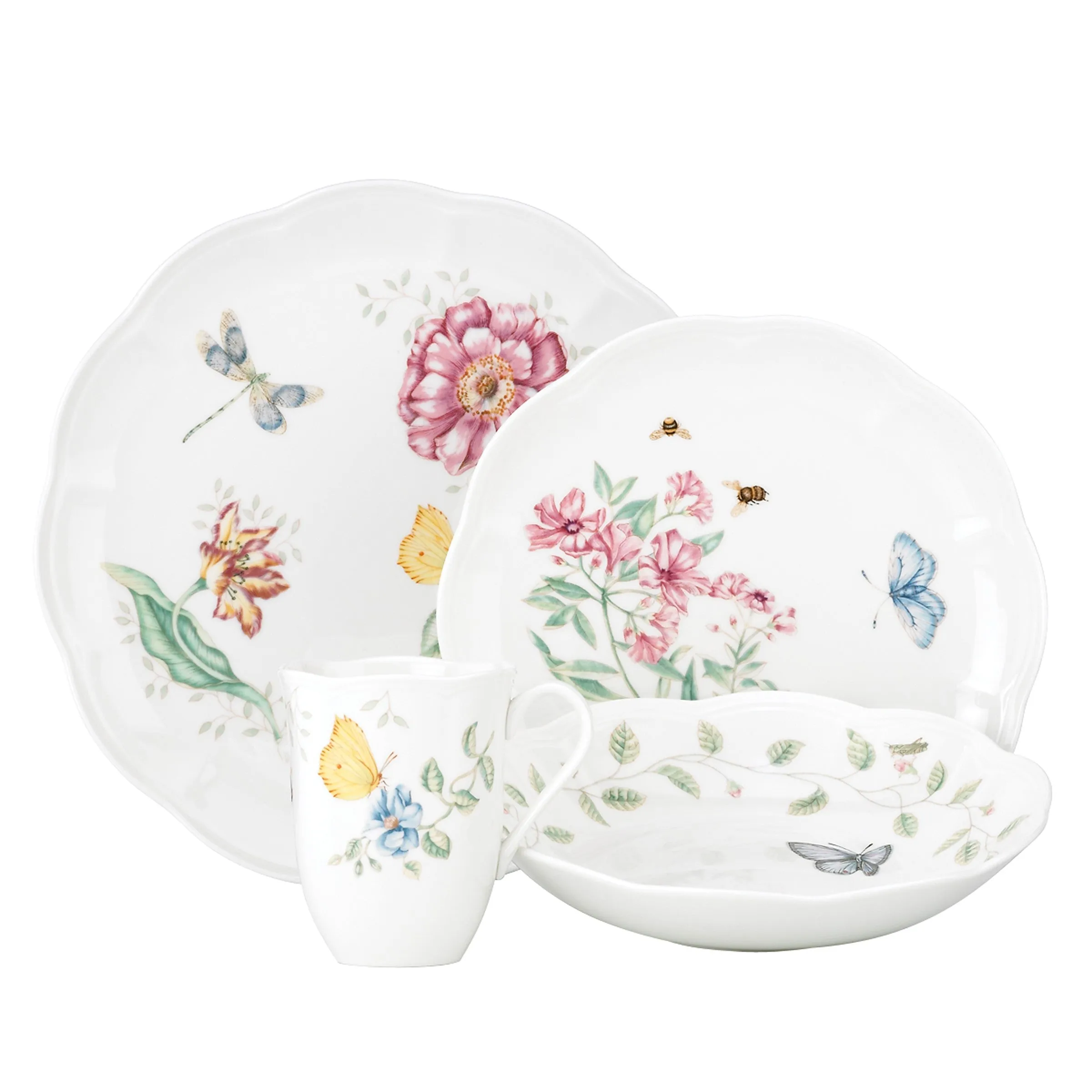 1mButterfly-Meadow-4-Piece-Dining-Set-Porcelain-Dinnerware-with-Nature-Motifs