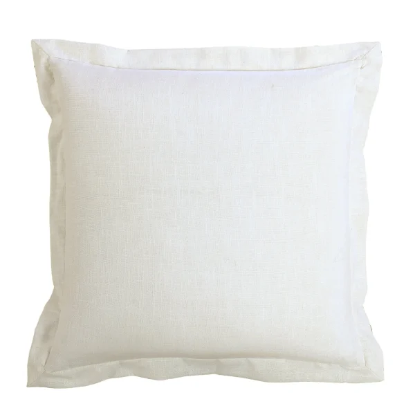 Charlotte Euro Sham - Elegant Linen Accent with Flanged Edges for a Chic Bedroom Makeover
