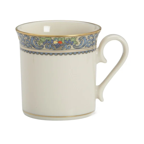 Autumn Elegant Porcelain Mug with 24K Gold Accents, Dishwasher Safe, 12 oz