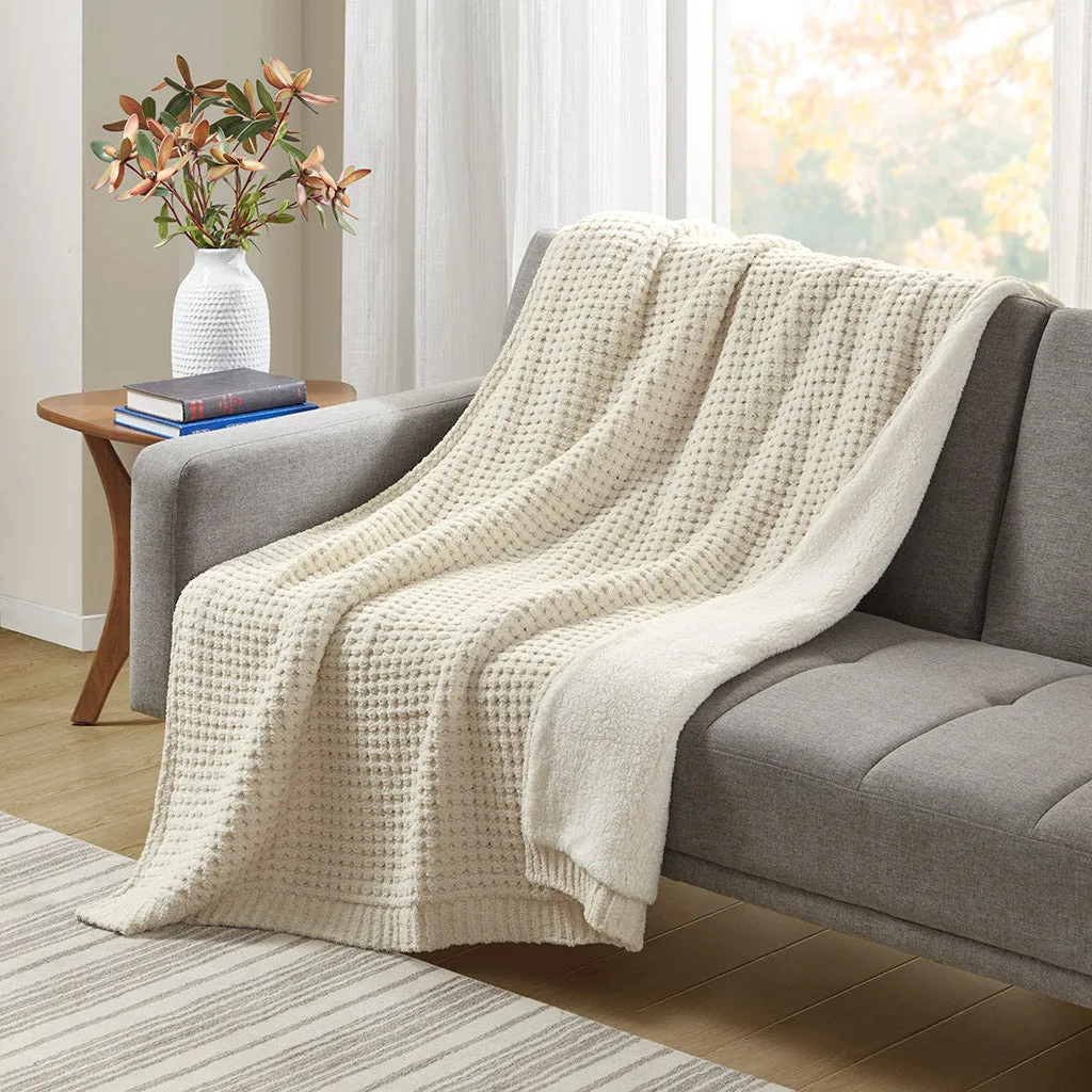 4bRowan-Cozy-Chenille-Waffle-Knit-Throw-Blanket-with-Luxurious-Sherpa-Reverse-for-Ultimate-Comfort