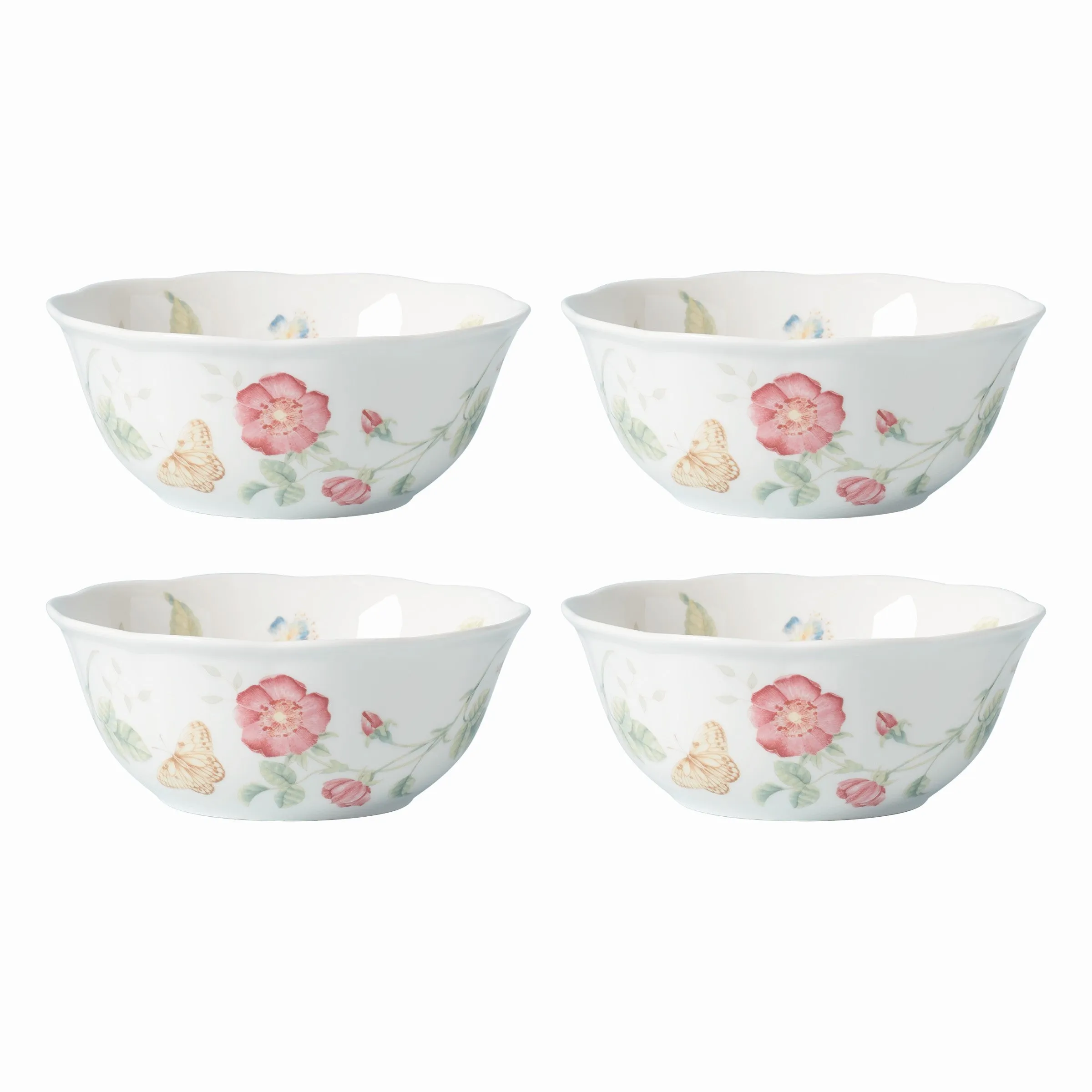 7fButterfly-Meadow-Porcelain-Bowl-Set-Scallop-Rimmed-4-Piece-Microwave-Safe