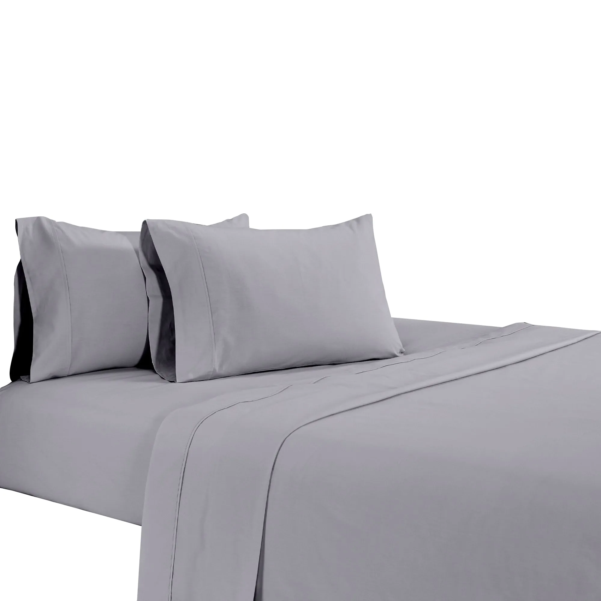 9nMatt-4-Piece-California-King-Bed-Sheet-Set-Soft-Organic-Cotton-Light-Gray