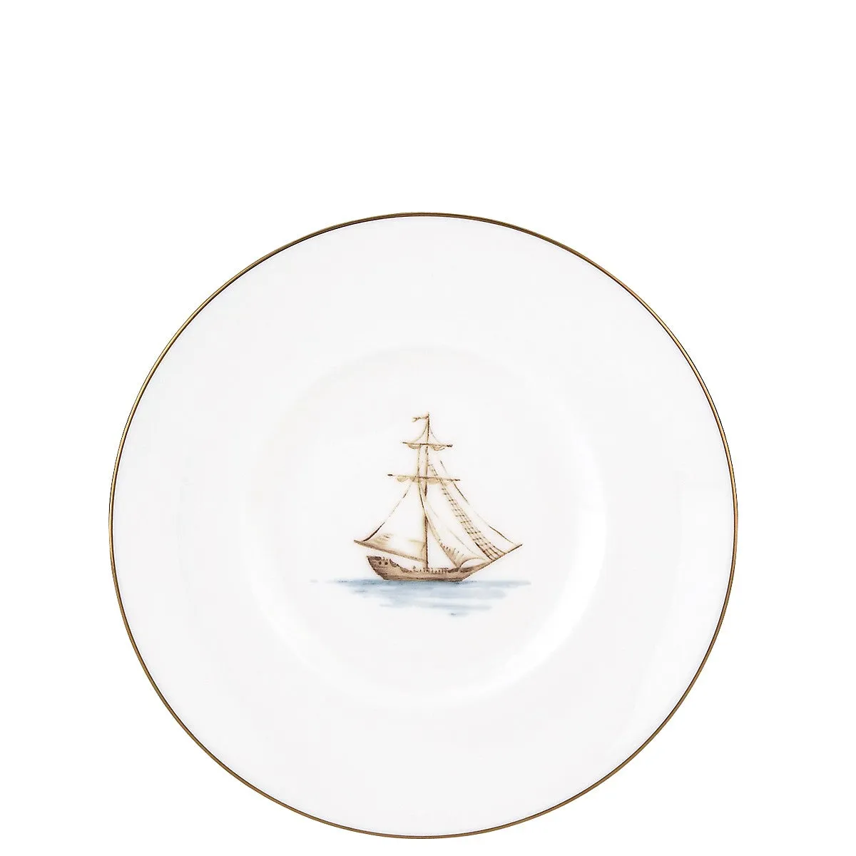 9qBritish-Colonial-Tradewind-Dessert-Plate-Porcelain-725-with-Gold-Trim-Microwave-Dishwasher-Safe