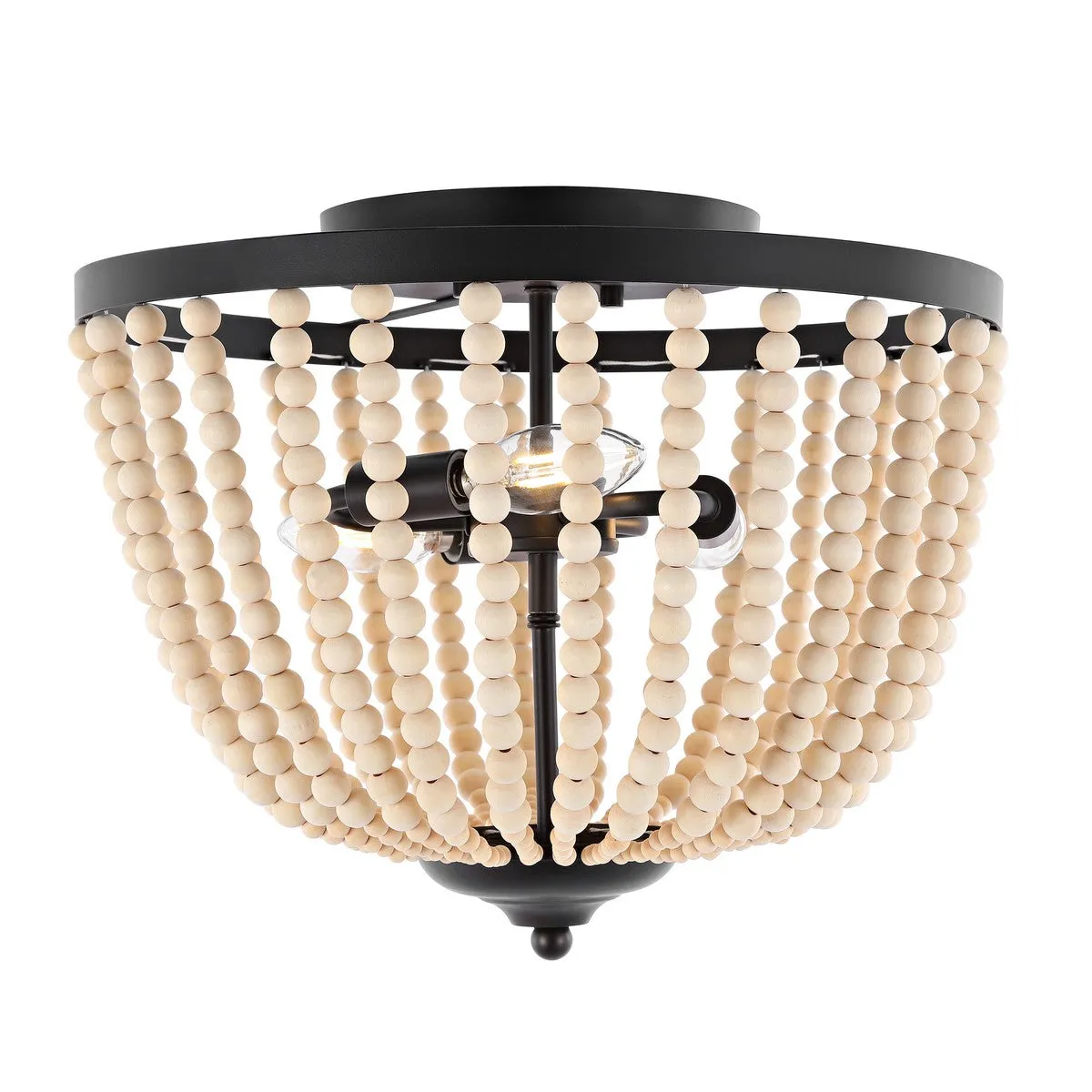 4tHamlin-Flush-Mount-Ceiling-Light-Chic-Natural-Wood-Bead-Shade-with-Painted-Bronze-Accents