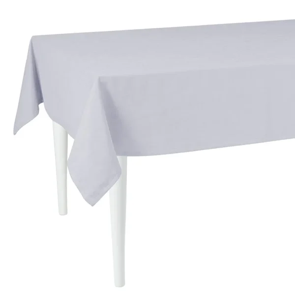 120 Elegant Grey Merry Christmas Rectangle Tablecloth - Luxurious Brushed Polyester Design