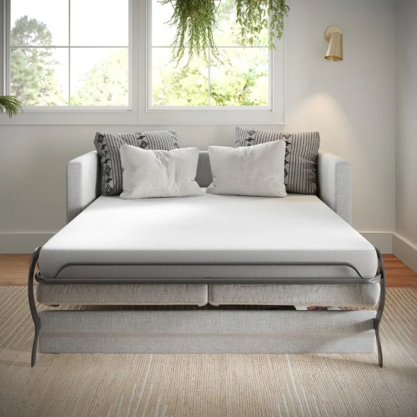 4 Cooling Memory Foam Full Mattress for Sleeper Sofas, Dorms, RVs