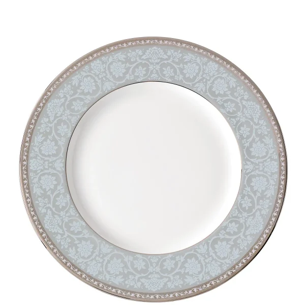 Westmore Elegant Sky Blue Bone China Accent Plate with Platinum Trim, 9.25