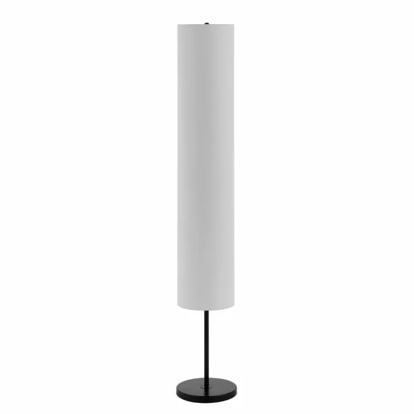 Kylo Iron Floor Lamp – Minimalist Black & White Design for Warm, Inviting Illumination in Any Room