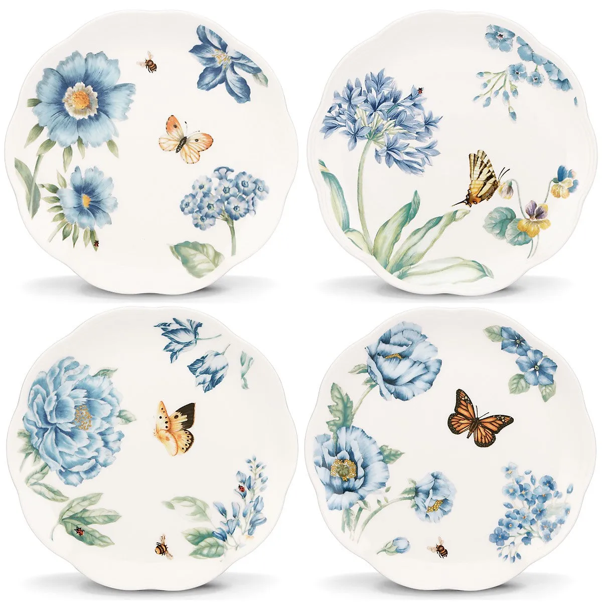 0iButterfly-Meadow-Blue-Porcelain-Dessert-Plates-Set-of-4-Dishwasher-Microwave-Safe