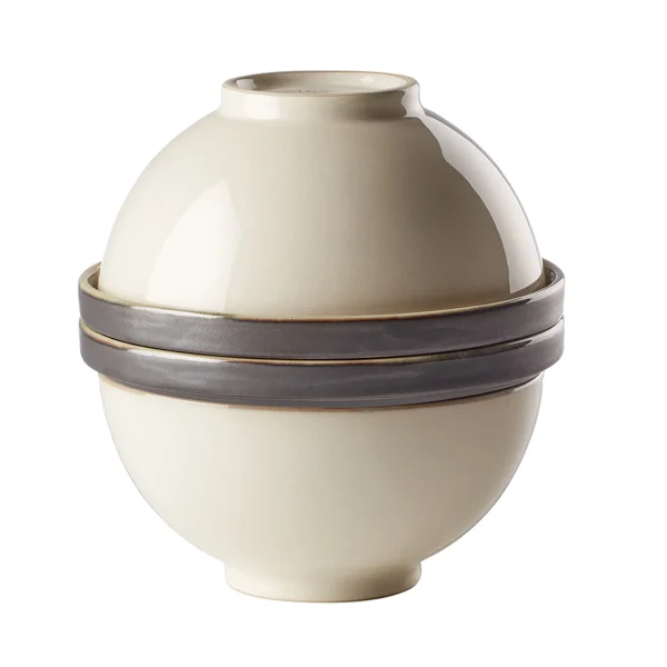 Luna 8-Piece Nesting Dinnerware Set for Modern Homes | Microwave & Dishwasher Safe