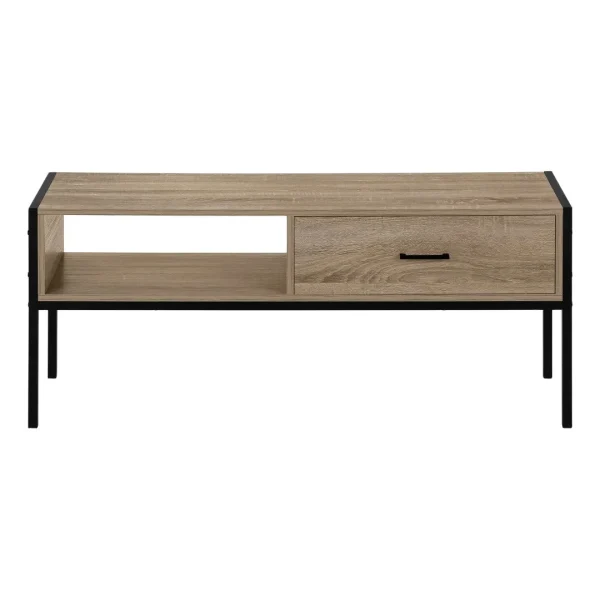 TV Stand - Modern 48-Inch Media Console with Storage Drawer and Open Shelf for Stylish Living Spaces