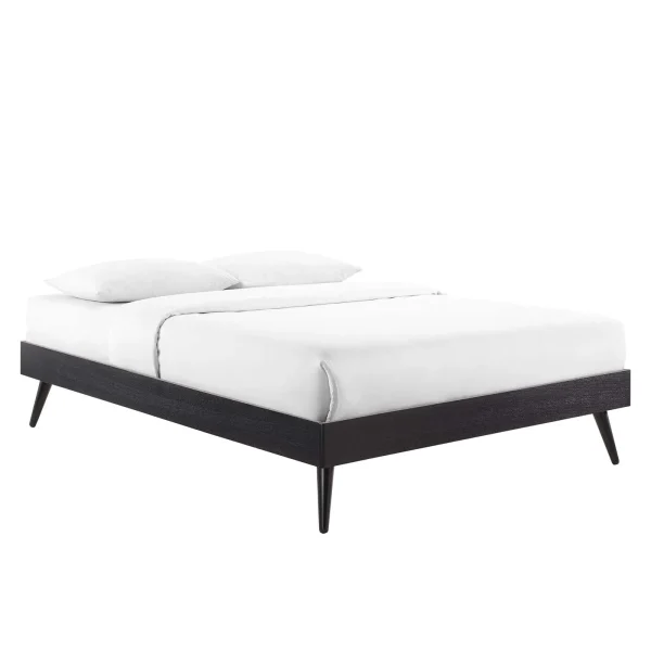 Margo Modern Wood Platform Bed Frame with Interchangeable Headboards for Stylish Bedroom Decor