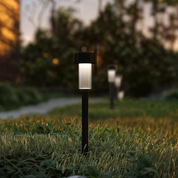 12 Pack LED Solar Lights, Weather Resistant Outdoor Solar Powered Lights for Pathway, Garden, & Yard