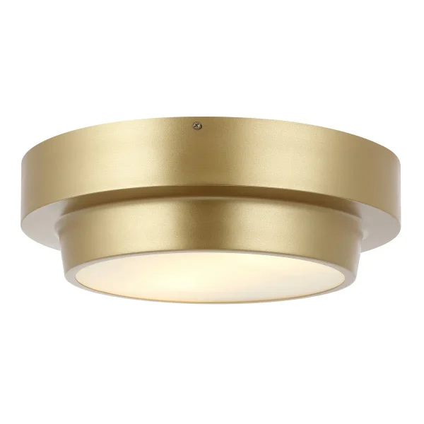 Laius Flush Mount Light Fixture - Elegant Gold Art Deco Design for Chic Modern Interiors