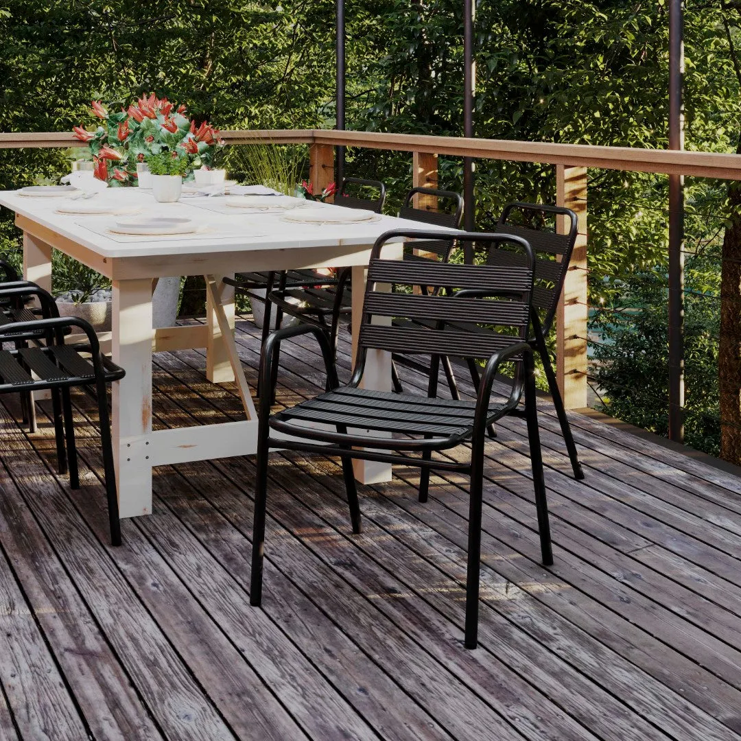 2rCommercial-Grade-Metal-Indoor-Outdoor-Restaurant-Stack-Chair-with-Metal-Triple-Slat-Back-and-Arms