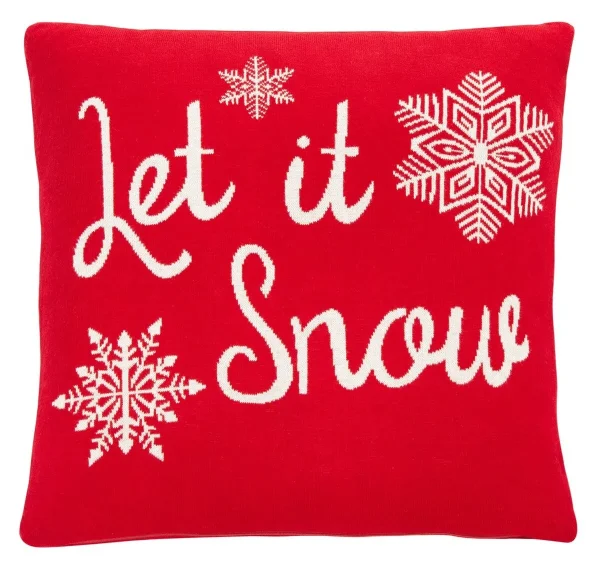 Snowfall Pillow – Luxurious 100% Cotton Cover with Soft Polyester Filling for Ultimate Comfort