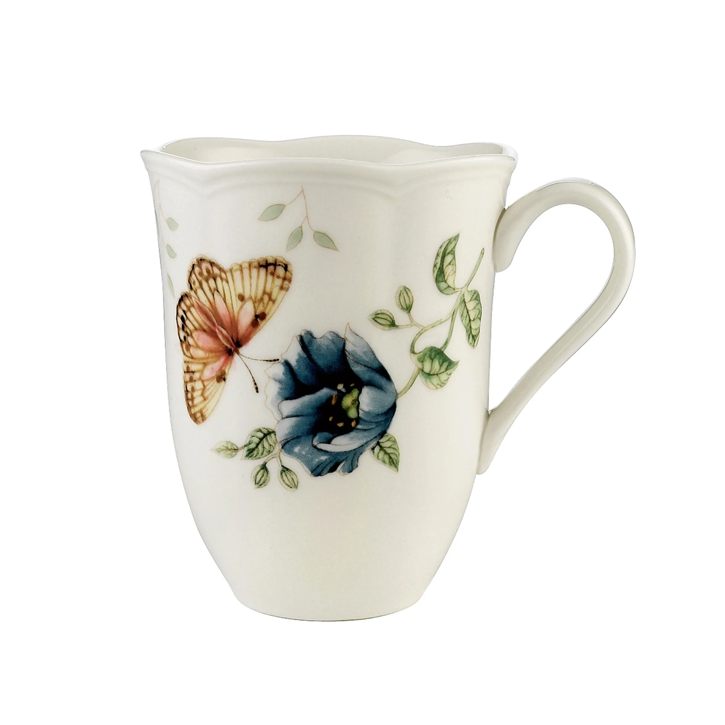 3dButterfly-Meadow-Fritillary-Mug-Vibrant-Porcelain-Cup-with-Scalloped-Edges-12-oz