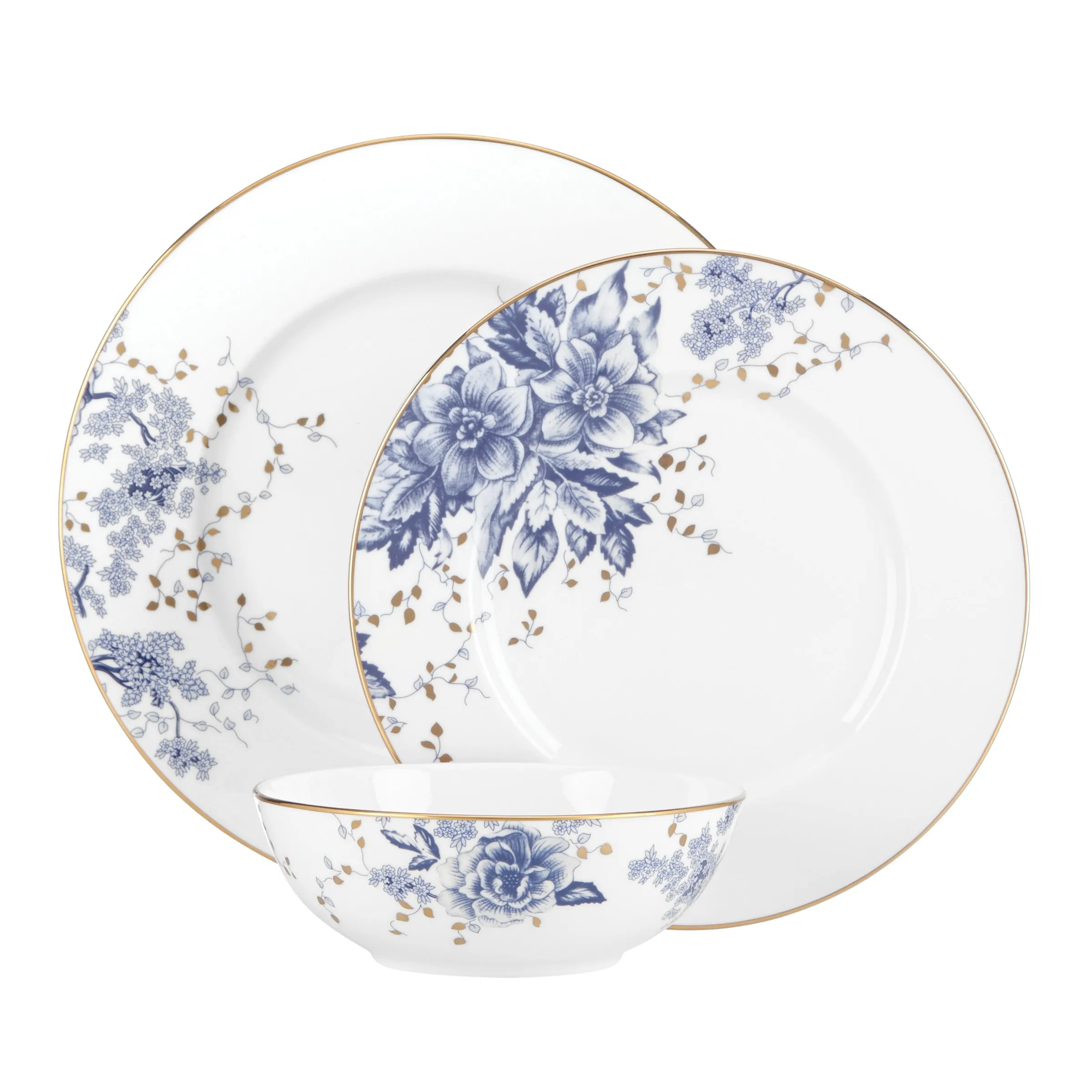 3lGarden-Grove-3-Piece-Dining-Set-Navy-Floral-24K-Gold-Trim-Bone-China