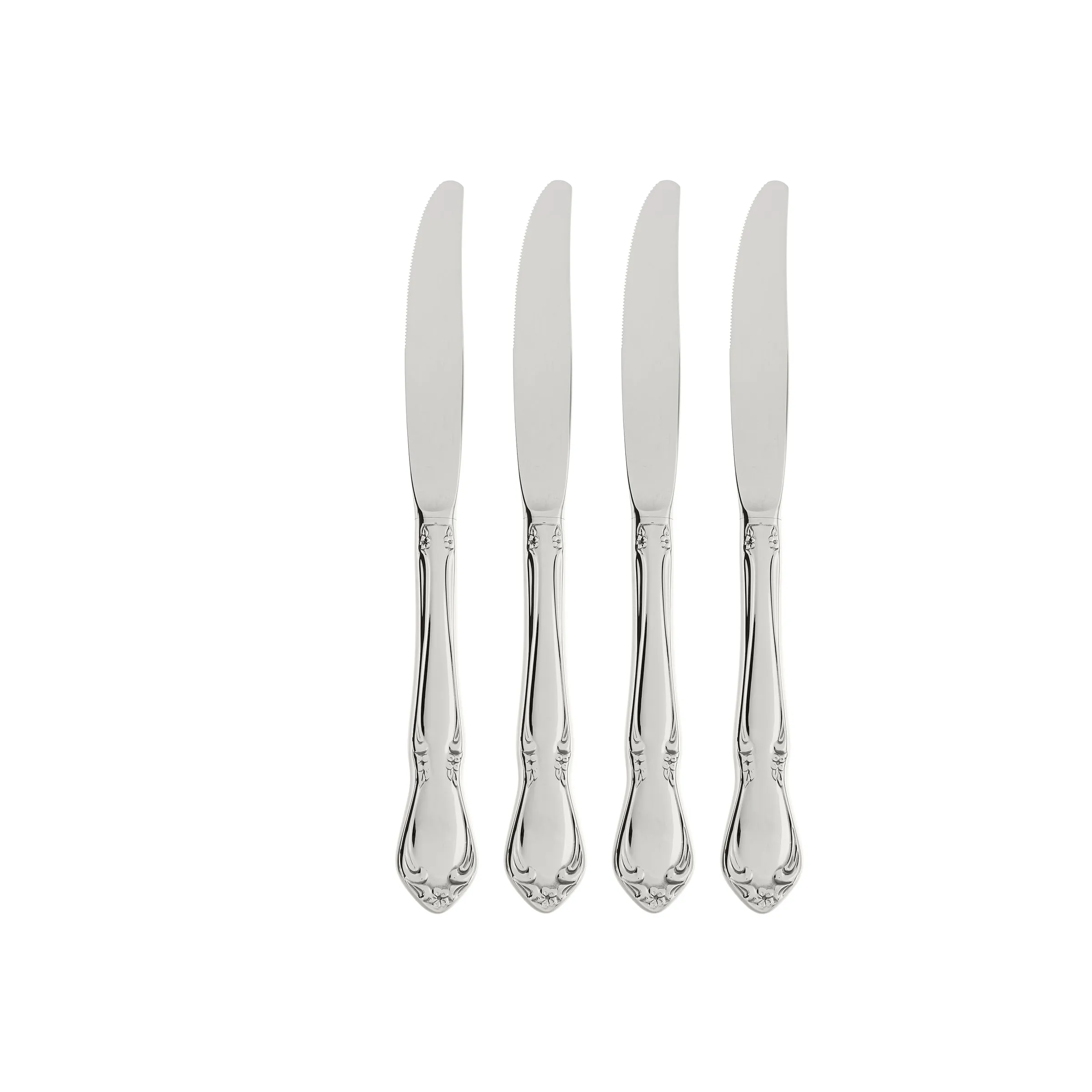 3oOneida-Chateau-18-8-Stainless-Steel-Dinner-Knives-Set-of-4-Elegant-Baroque-Design