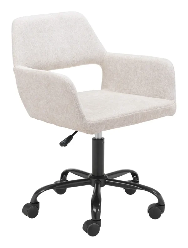 Athair Modern Office Chair with Adjustable Height, 360° Swivel, and Durable Steel Frame Design