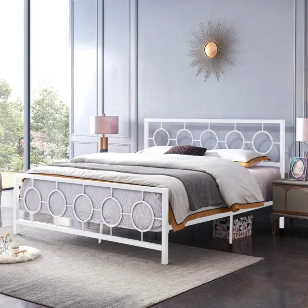 Christopher Knight Home® Iron King Bed Frame : Modern Design