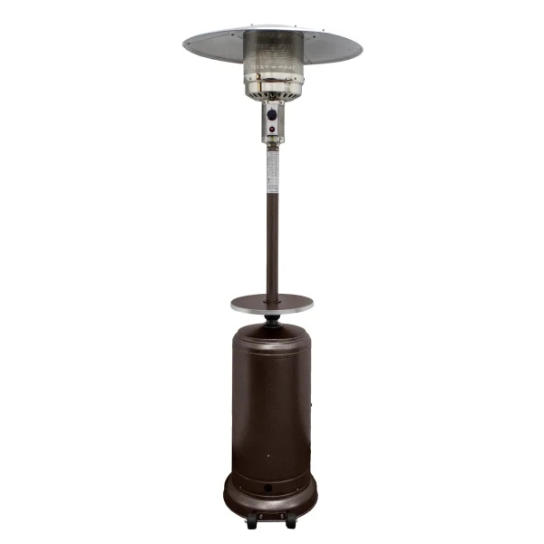 48000 BTU Bronze Steel Propane Patio Heater – Portable, Adjustable Heat & Safety Features!