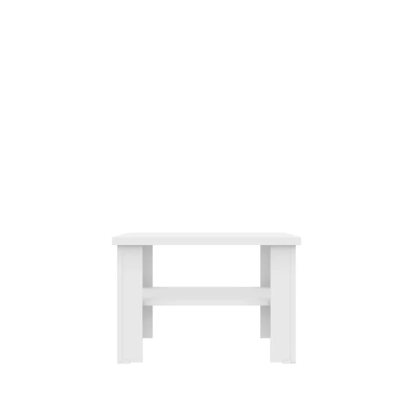 36 White End Table - Versatile Side Table for Living Room, Bedroom or Accent Decor, Modern Style