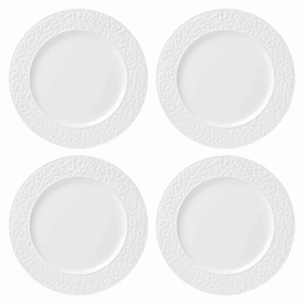 Kate Spade Blossom Lane Porcelain Dinner Plates, Set of 4, Dishwasher Safe