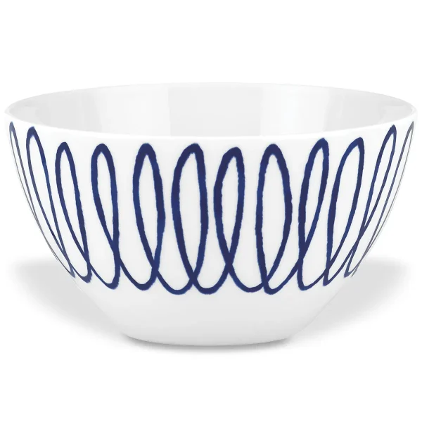 Kate Spade Charlotte Street East Porcelain Soup Bowl, Dishwasher-Safe, 24 Oz