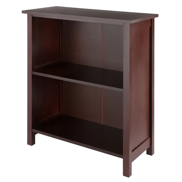 Milan 3-Tier Storage Shelf in Rich Walnut - Stylish Wood Organizer for Home Office & Living Room