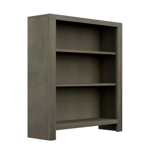 Traditional Rustic Home Office Bookcase – Handcrafted Solid Wood, Fully Assembled, Heirloom Quality