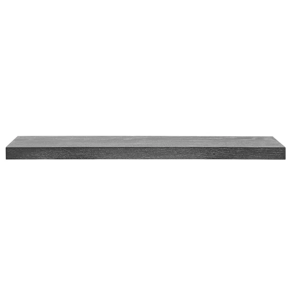 43 Dark Gray Whitewash Floating Shelf - Stylish Minimalist Design for Home Storage & Display