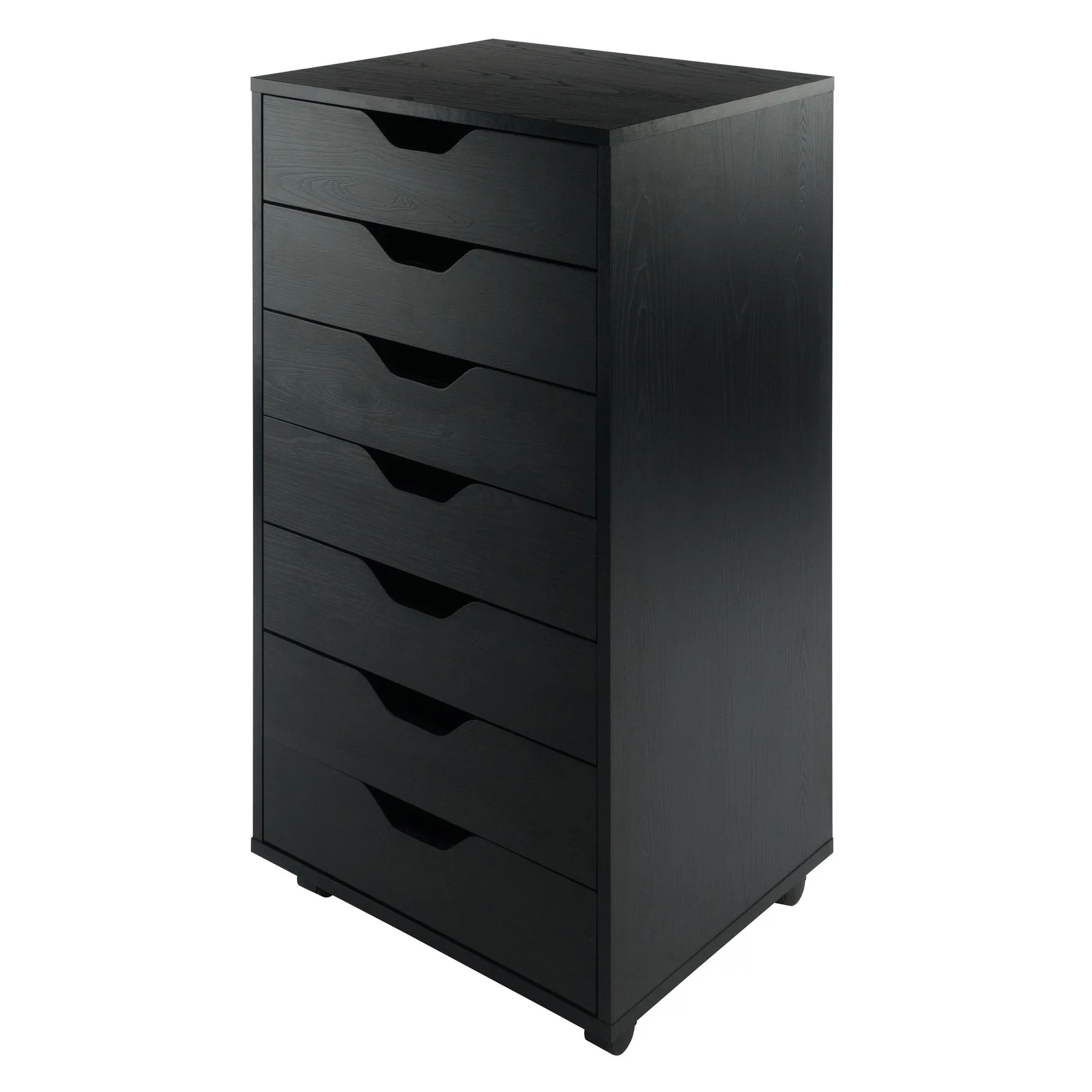 7nHalifax-7-Drawer-Mobile-Cabinet-Stylish-Black-Organizer-with-Easy-Glide-Drawers-Wheels