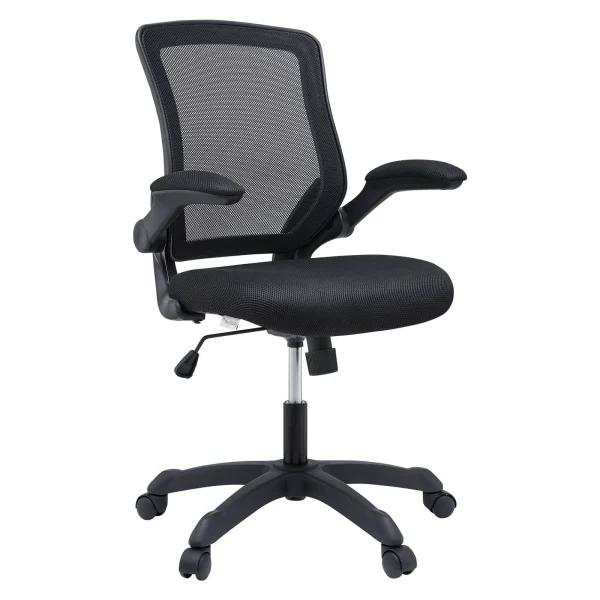 Veer Mesh Office Chair - Ergonomic Design with Breathable Back, Adjustable Height & Flip-Up Arms