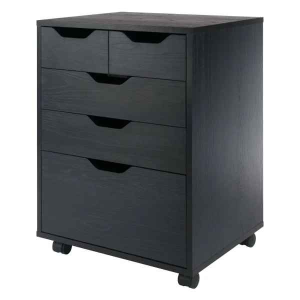 Halifax Versatile Mobile Storage Cabinet with Bins & Drawers, Perfect for Home Organization Needs