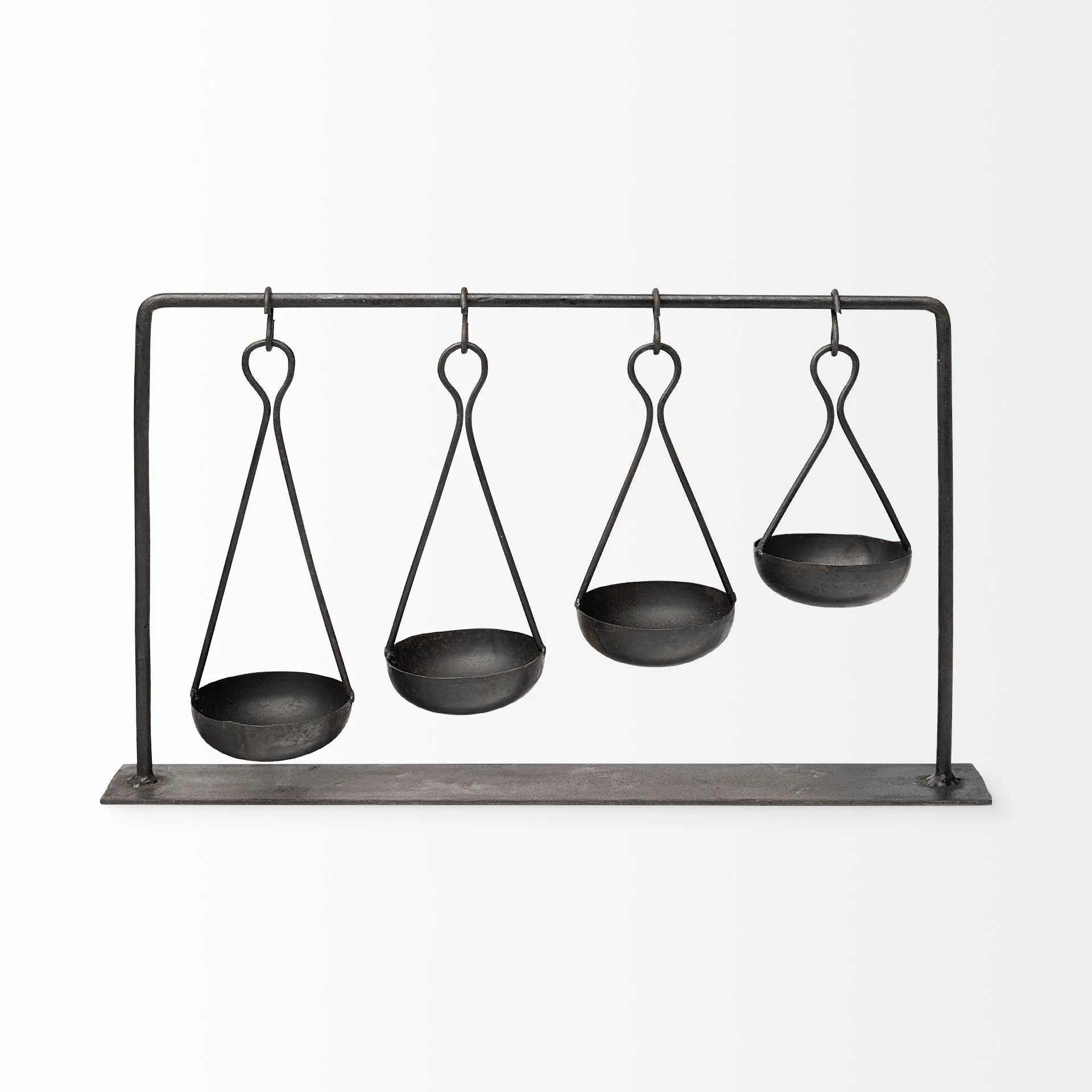 8iEnos-19L-x-3W-Industrial-Metal-Bowl-Display-with-Gunmetal-Finish-Chic-Home-Accent-Decor-Piece